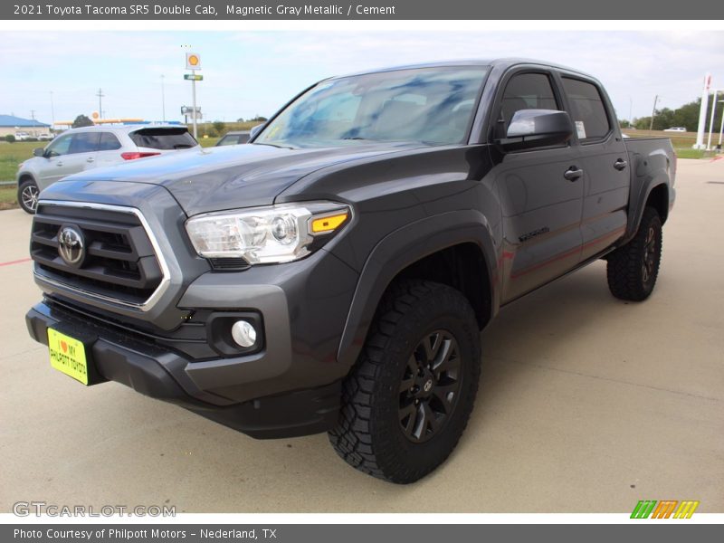 Magnetic Gray Metallic / Cement 2021 Toyota Tacoma SR5 Double Cab