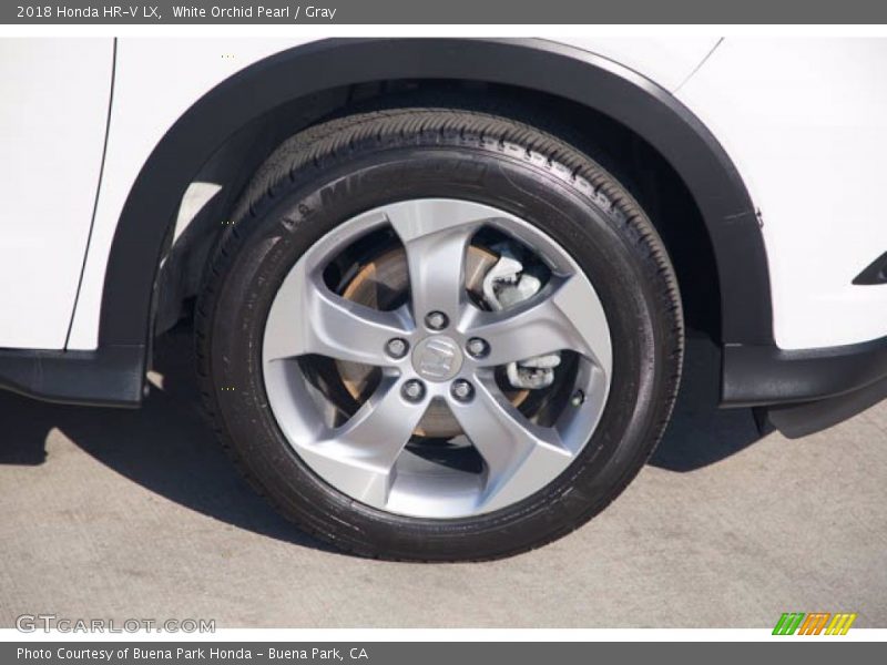 White Orchid Pearl / Gray 2018 Honda HR-V LX