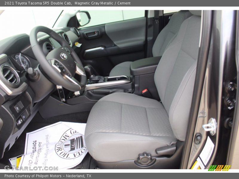 Magnetic Gray Metallic / Cement 2021 Toyota Tacoma SR5 Double Cab