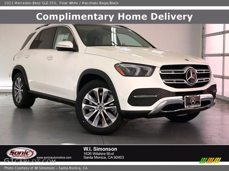 Polar White / Macchiato Beige/Black 2021 Mercedes-Benz GLE 350