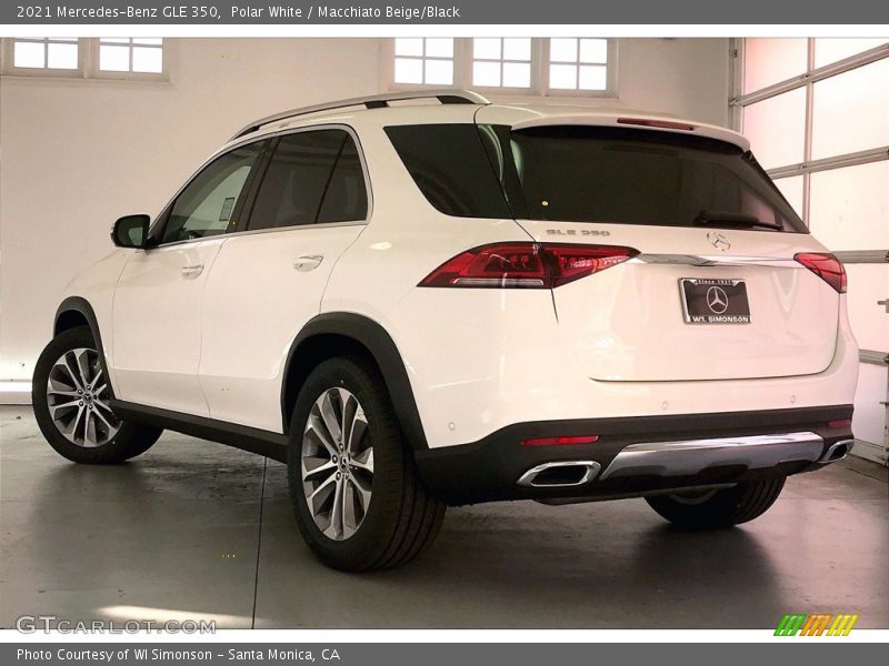 Polar White / Macchiato Beige/Black 2021 Mercedes-Benz GLE 350