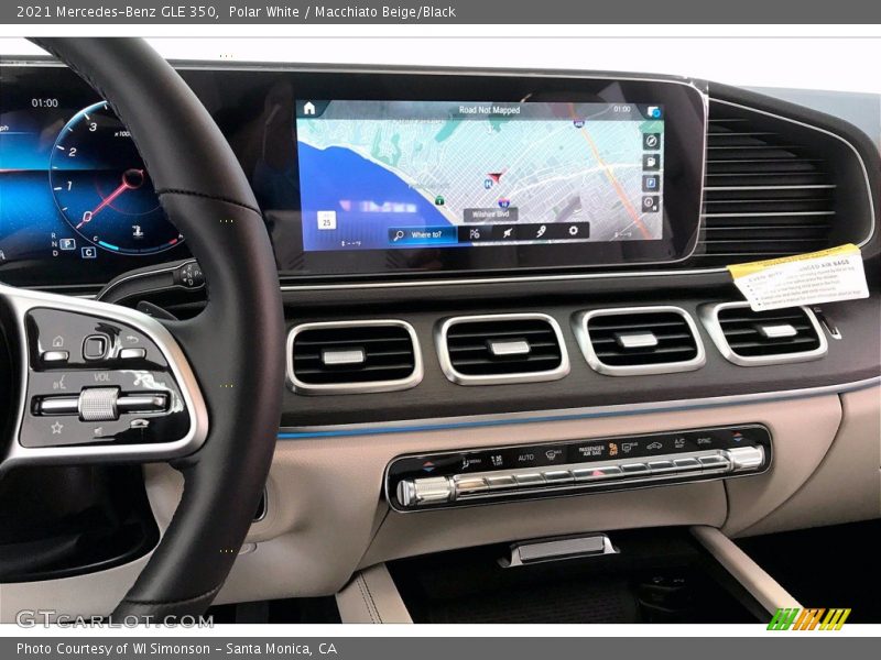 Polar White / Macchiato Beige/Black 2021 Mercedes-Benz GLE 350