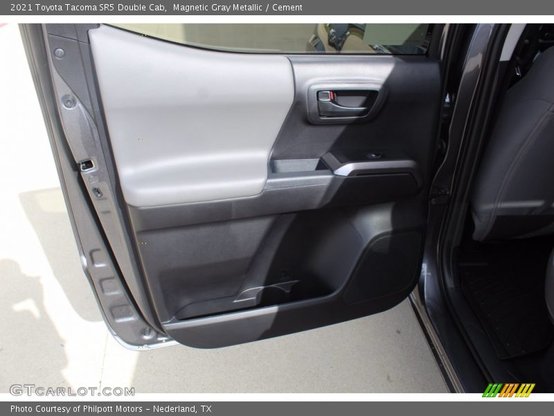 Magnetic Gray Metallic / Cement 2021 Toyota Tacoma SR5 Double Cab