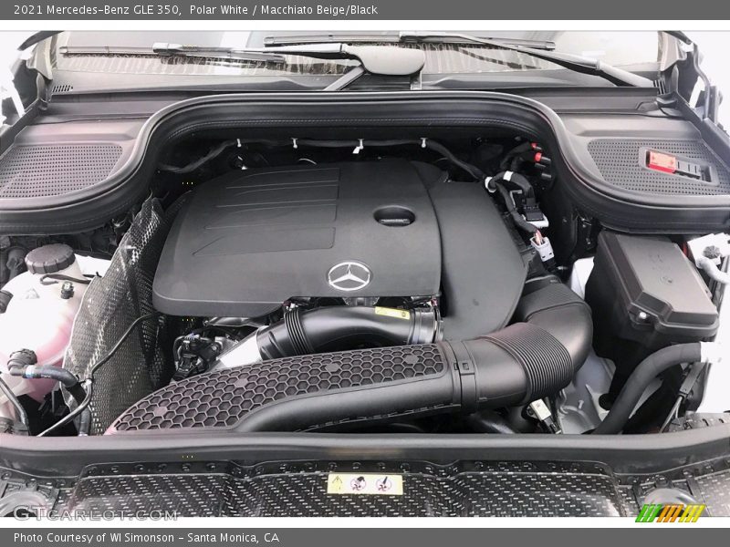 Polar White / Macchiato Beige/Black 2021 Mercedes-Benz GLE 350