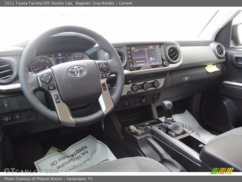 Magnetic Gray Metallic / Cement 2021 Toyota Tacoma SR5 Double Cab