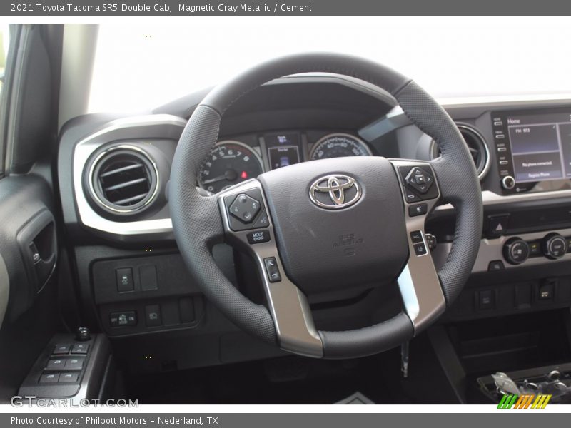 Magnetic Gray Metallic / Cement 2021 Toyota Tacoma SR5 Double Cab