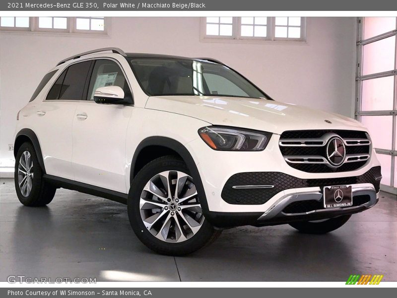 Polar White / Macchiato Beige/Black 2021 Mercedes-Benz GLE 350