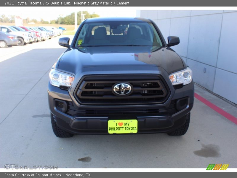 Magnetic Gray Metallic / Cement 2021 Toyota Tacoma SR5 Double Cab