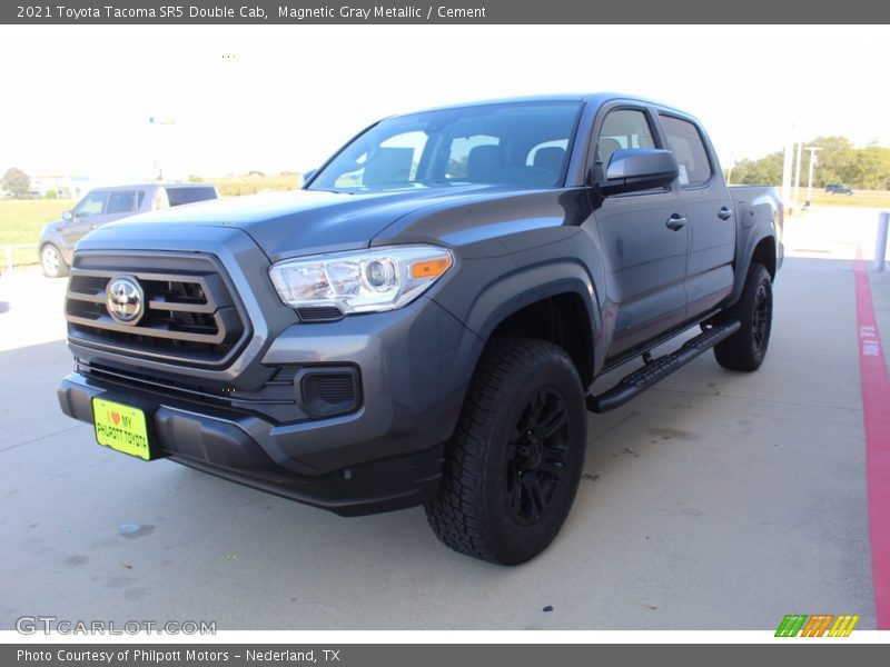 Magnetic Gray Metallic / Cement 2021 Toyota Tacoma SR5 Double Cab
