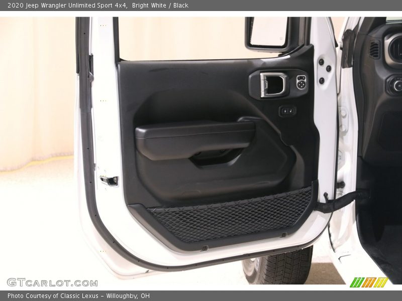 Bright White / Black 2020 Jeep Wrangler Unlimited Sport 4x4