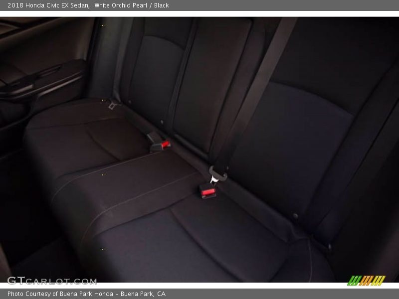 White Orchid Pearl / Black 2018 Honda Civic EX Sedan