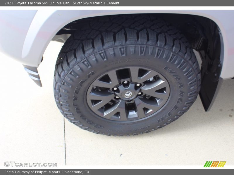Silver Sky Metallic / Cement 2021 Toyota Tacoma SR5 Double Cab