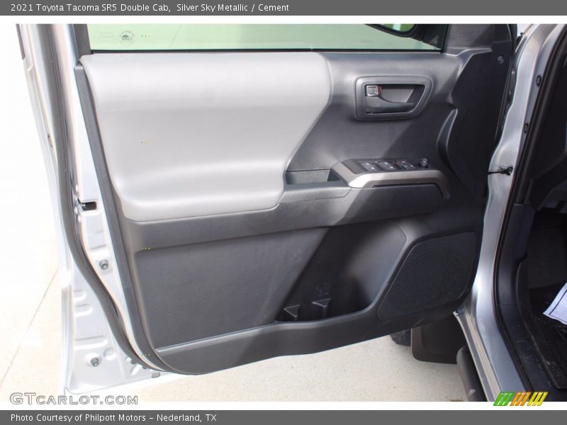 Silver Sky Metallic / Cement 2021 Toyota Tacoma SR5 Double Cab