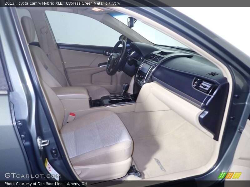 Cypress Green Metallic / Ivory 2013 Toyota Camry Hybrid XLE