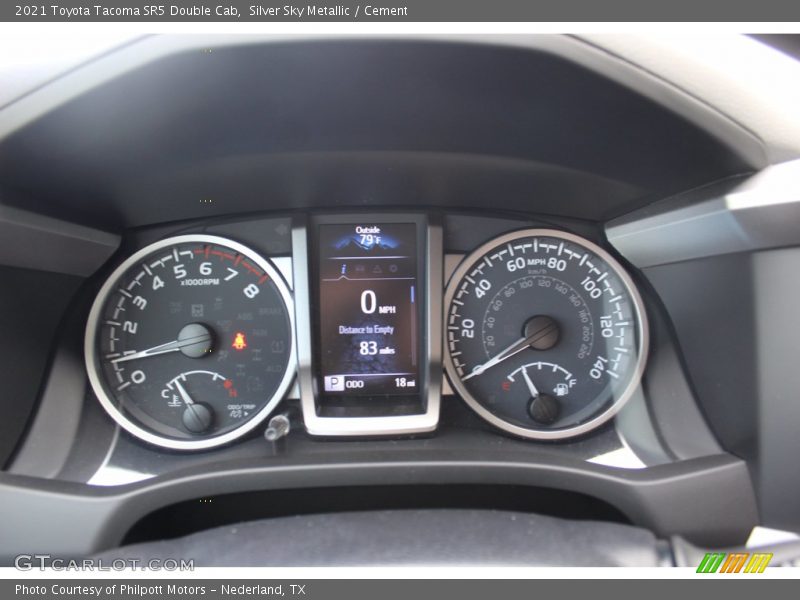 Silver Sky Metallic / Cement 2021 Toyota Tacoma SR5 Double Cab