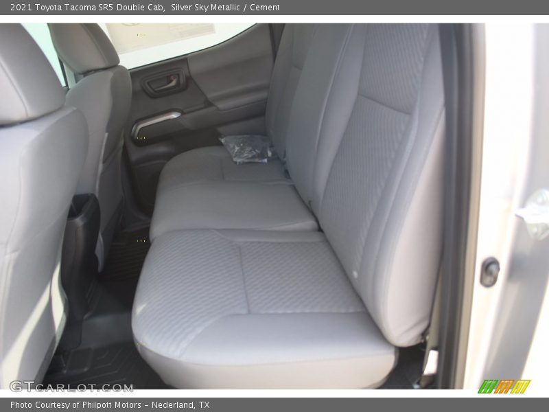 Silver Sky Metallic / Cement 2021 Toyota Tacoma SR5 Double Cab