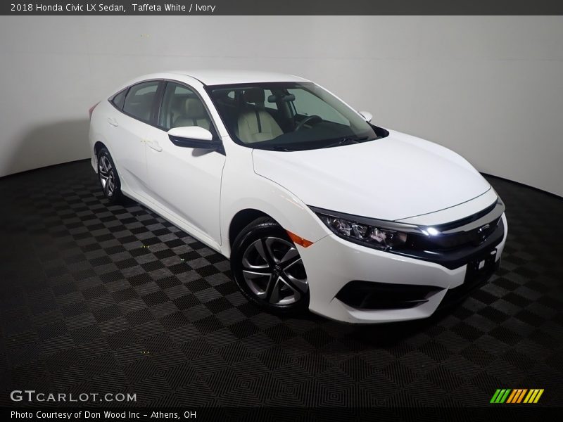 Taffeta White / Ivory 2018 Honda Civic LX Sedan