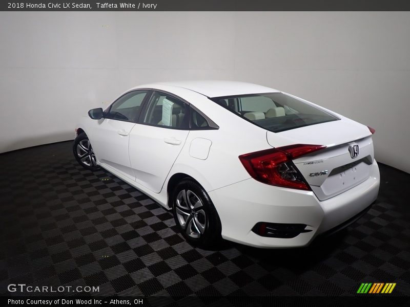 Taffeta White / Ivory 2018 Honda Civic LX Sedan
