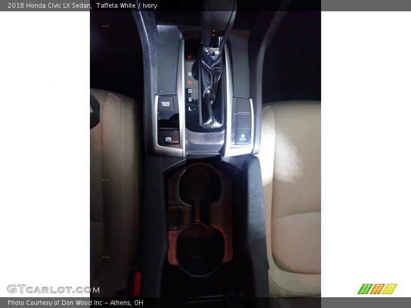 Taffeta White / Ivory 2018 Honda Civic LX Sedan
