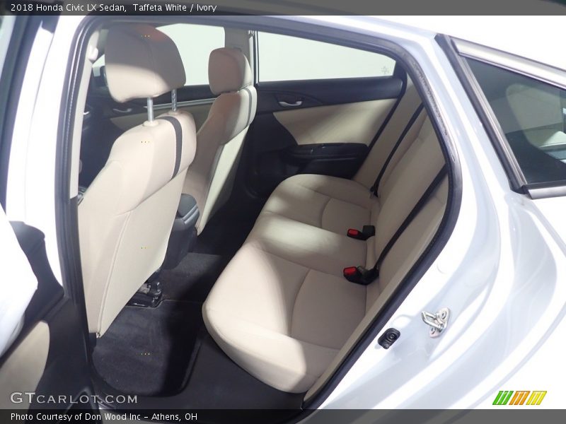 Taffeta White / Ivory 2018 Honda Civic LX Sedan