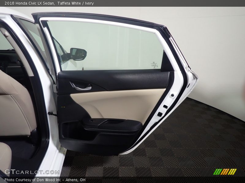 Taffeta White / Ivory 2018 Honda Civic LX Sedan