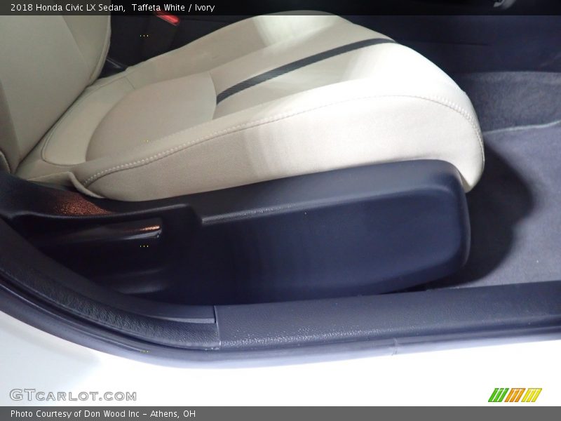 Taffeta White / Ivory 2018 Honda Civic LX Sedan