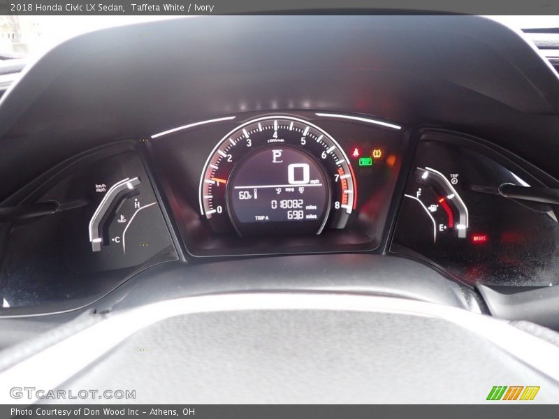 Taffeta White / Ivory 2018 Honda Civic LX Sedan