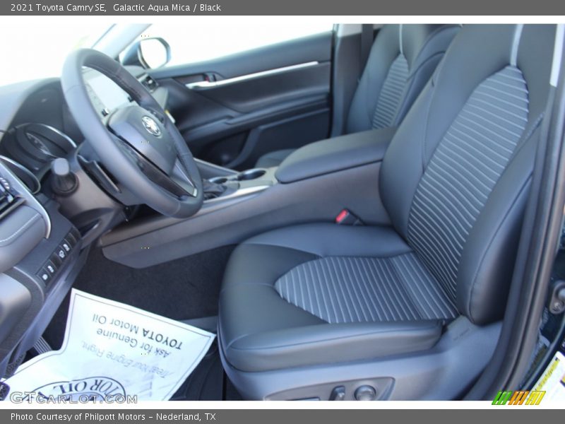 Galactic Aqua Mica / Black 2021 Toyota Camry SE