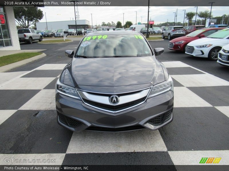 Modern Steel Metallic / Ebony 2018 Acura ILX Acurawatch Plus
