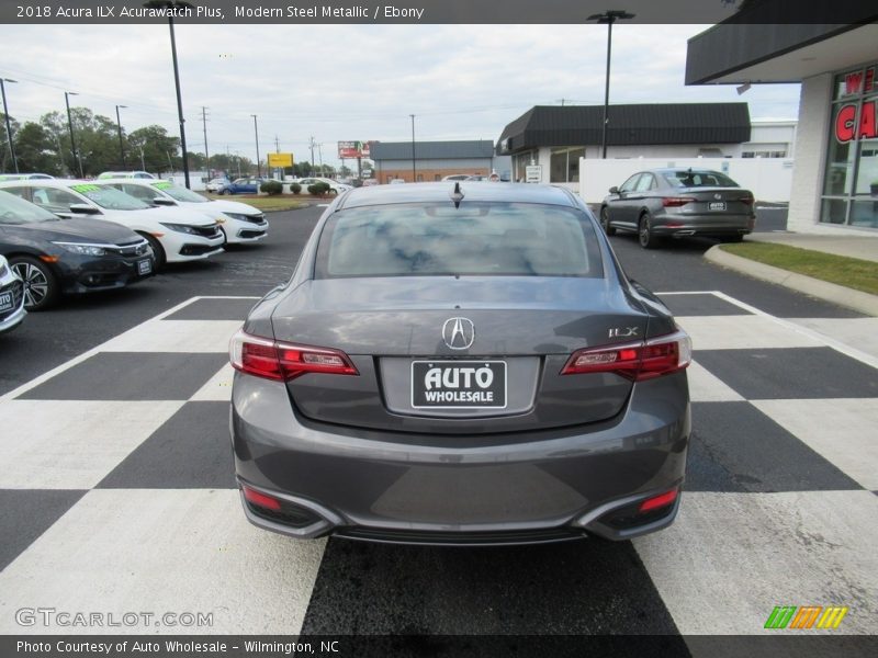 Modern Steel Metallic / Ebony 2018 Acura ILX Acurawatch Plus