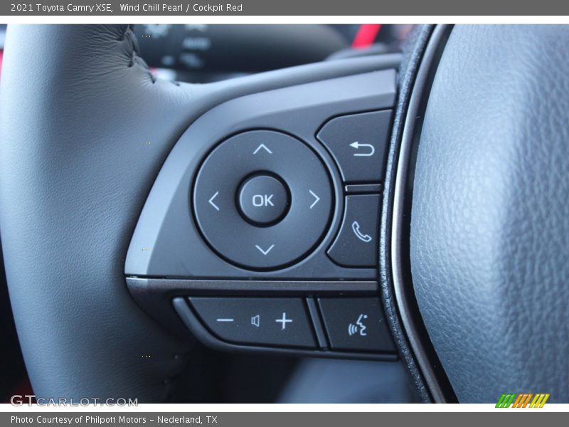 Wind Chill Pearl / Cockpit Red 2021 Toyota Camry XSE