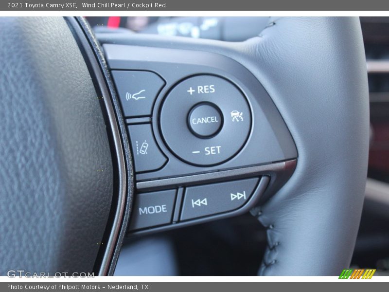 Wind Chill Pearl / Cockpit Red 2021 Toyota Camry XSE