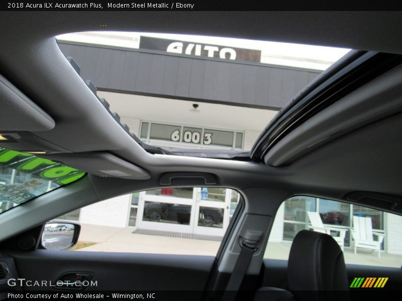 Modern Steel Metallic / Ebony 2018 Acura ILX Acurawatch Plus