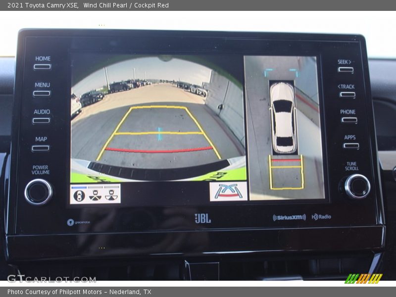 Wind Chill Pearl / Cockpit Red 2021 Toyota Camry XSE