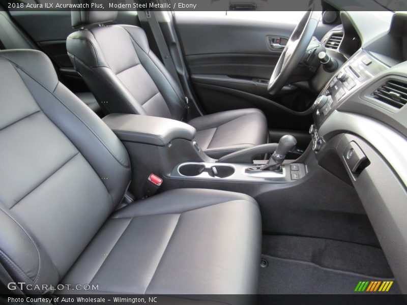 Modern Steel Metallic / Ebony 2018 Acura ILX Acurawatch Plus