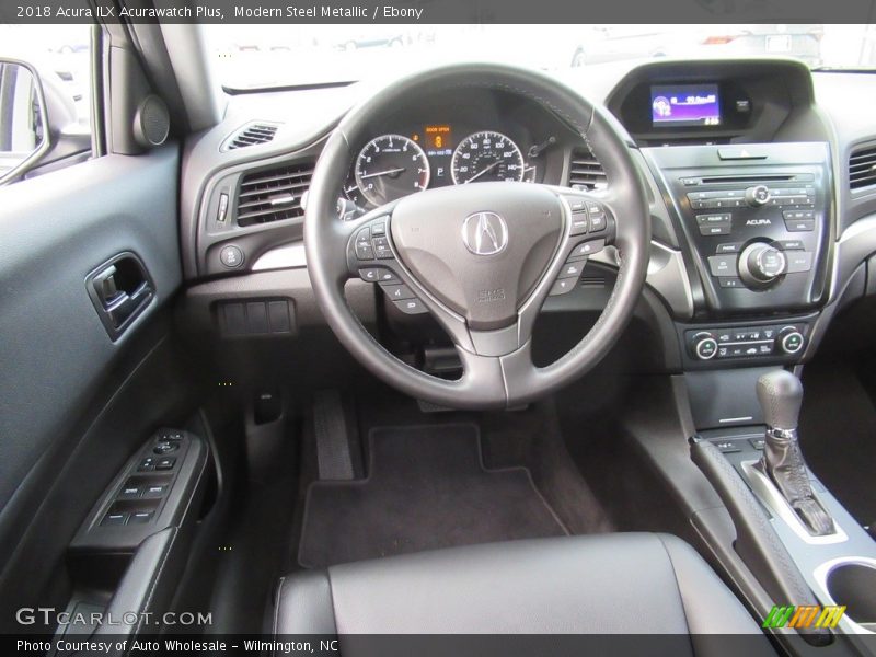 Modern Steel Metallic / Ebony 2018 Acura ILX Acurawatch Plus