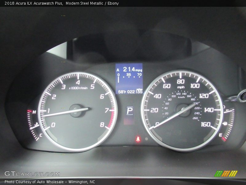 Modern Steel Metallic / Ebony 2018 Acura ILX Acurawatch Plus