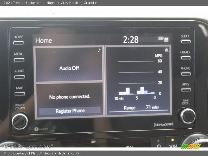 Magnetic Gray Metallic / Graphite 2021 Toyota Highlander L