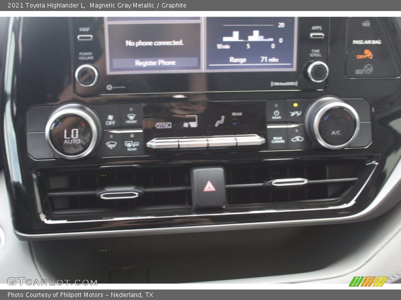 Magnetic Gray Metallic / Graphite 2021 Toyota Highlander L
