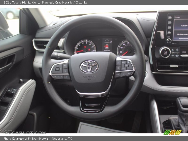 Magnetic Gray Metallic / Graphite 2021 Toyota Highlander L