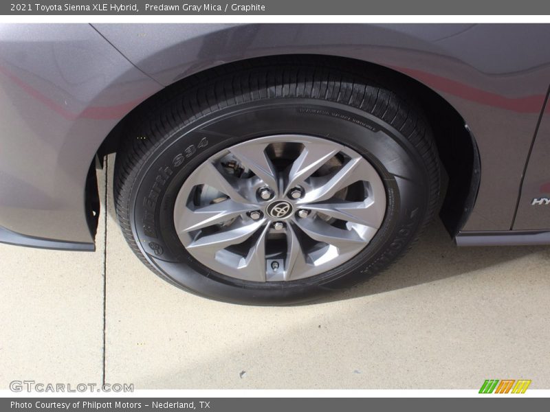Predawn Gray Mica / Graphite 2021 Toyota Sienna XLE Hybrid