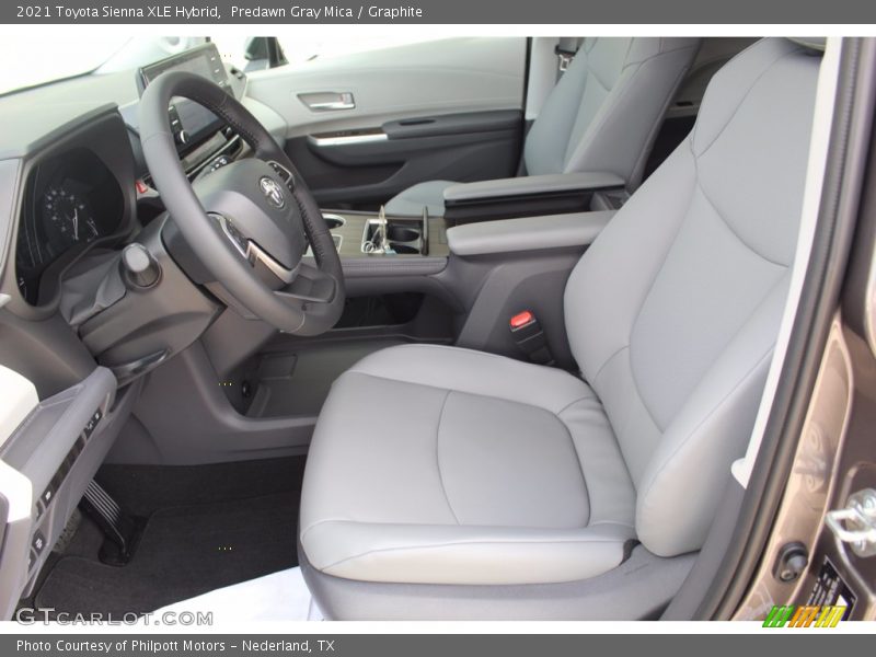 Predawn Gray Mica / Graphite 2021 Toyota Sienna XLE Hybrid