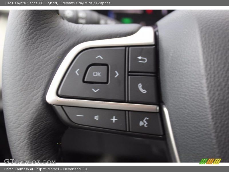 Predawn Gray Mica / Graphite 2021 Toyota Sienna XLE Hybrid