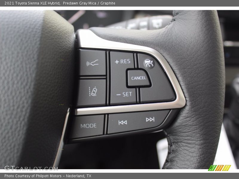Predawn Gray Mica / Graphite 2021 Toyota Sienna XLE Hybrid