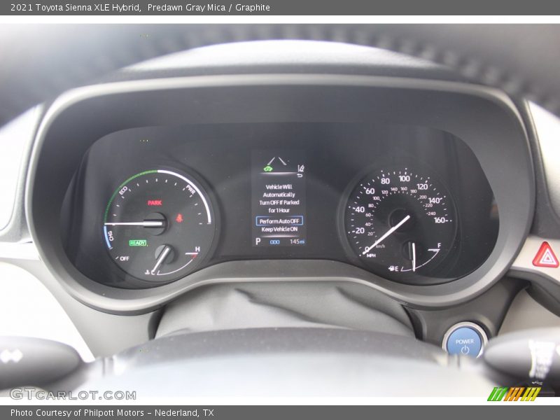 Predawn Gray Mica / Graphite 2021 Toyota Sienna XLE Hybrid