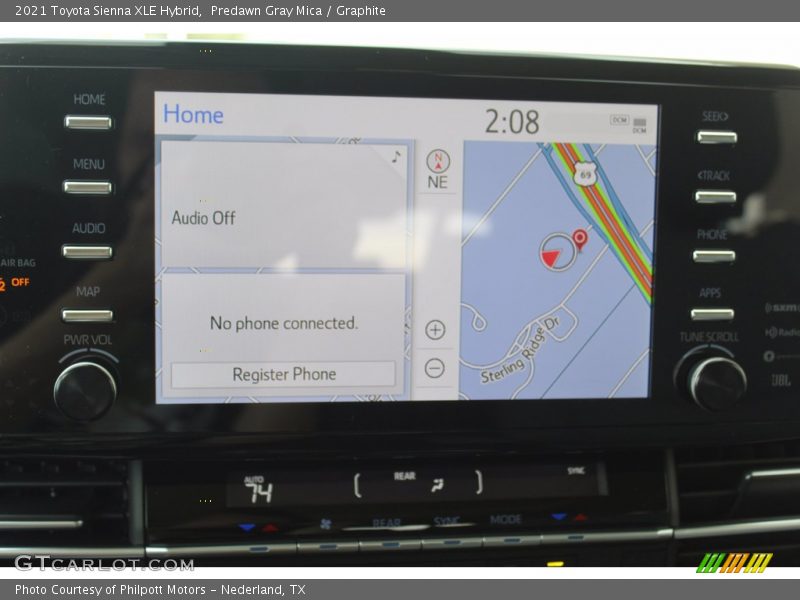 Predawn Gray Mica / Graphite 2021 Toyota Sienna XLE Hybrid