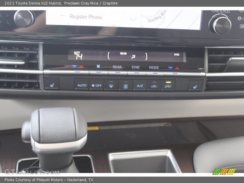 Predawn Gray Mica / Graphite 2021 Toyota Sienna XLE Hybrid