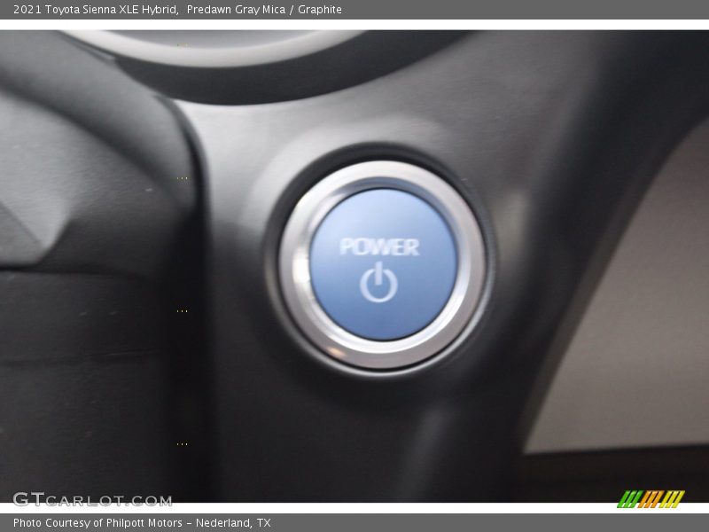 Predawn Gray Mica / Graphite 2021 Toyota Sienna XLE Hybrid