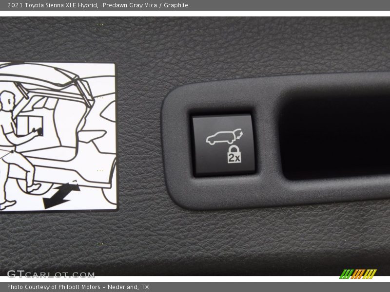 Predawn Gray Mica / Graphite 2021 Toyota Sienna XLE Hybrid