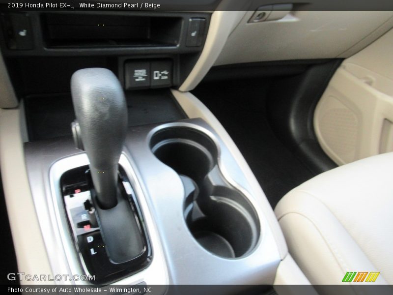 White Diamond Pearl / Beige 2019 Honda Pilot EX-L